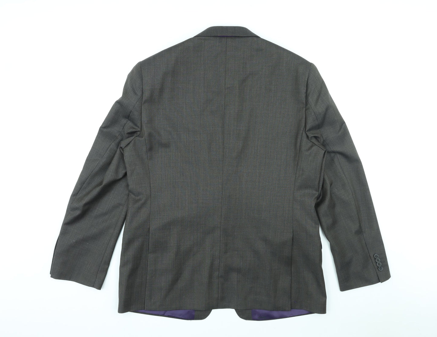 Mens UK Size 42 Paul Costelloe Regular Grey Suit Jacket