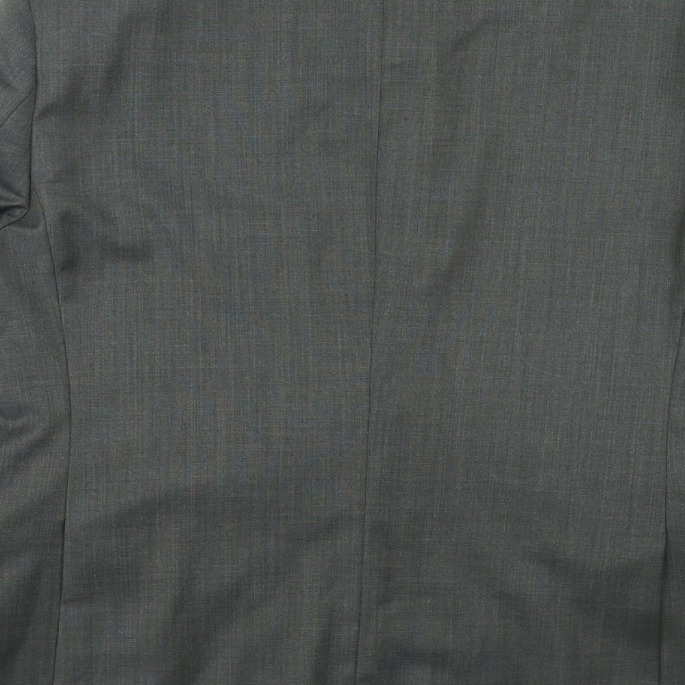 Mens UK Size 42 Paul Costelloe Regular Grey Suit Jacket