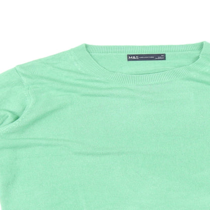 Womens UK Size 14 Marks and Spencer Green Pullover Jumper