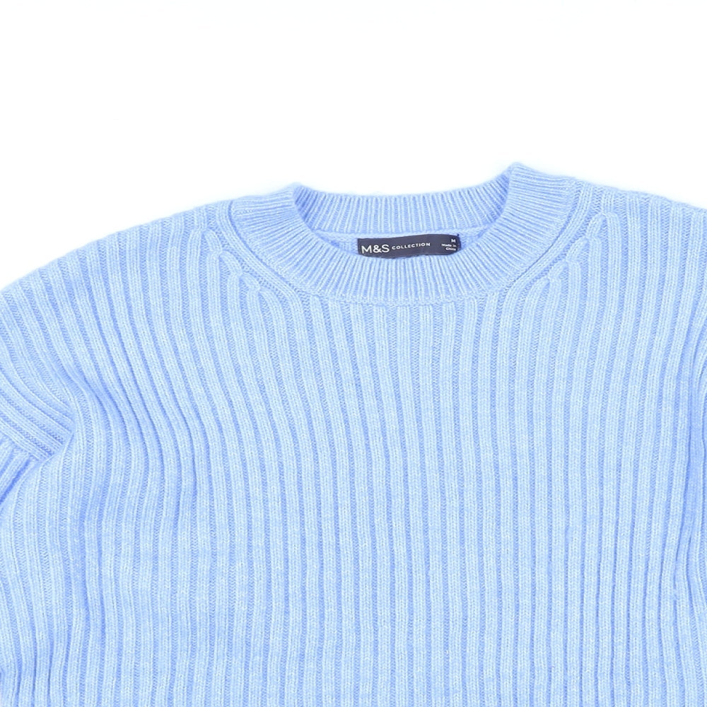 Womens UK Size M Marks and Spencer Purple Pullover Jumper
