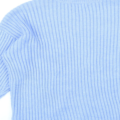Womens UK Size M Marks and Spencer Purple Pullover Jumper