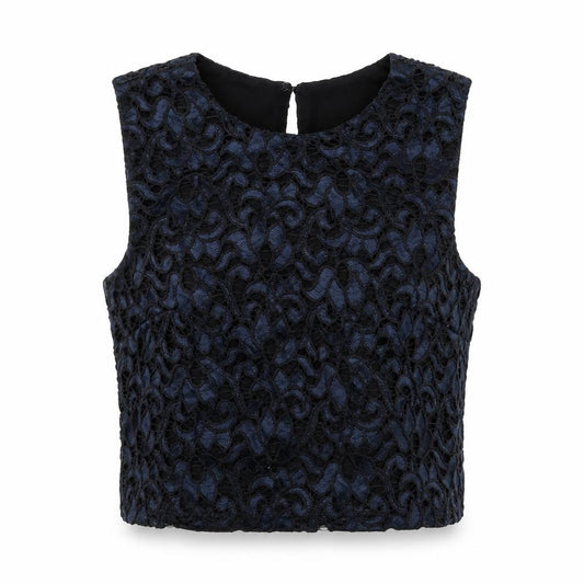 Womens UK Size 6 Marks and Spencer Black Cropped Tank