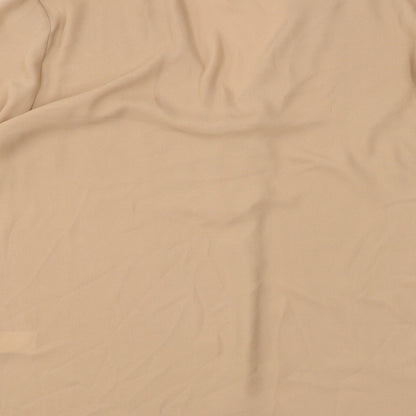 Womens UK Size 14 Dorothy Perkins Brown Basic Blouse