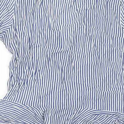 Womens UK Size 8 H&M Blue Basic Blouse