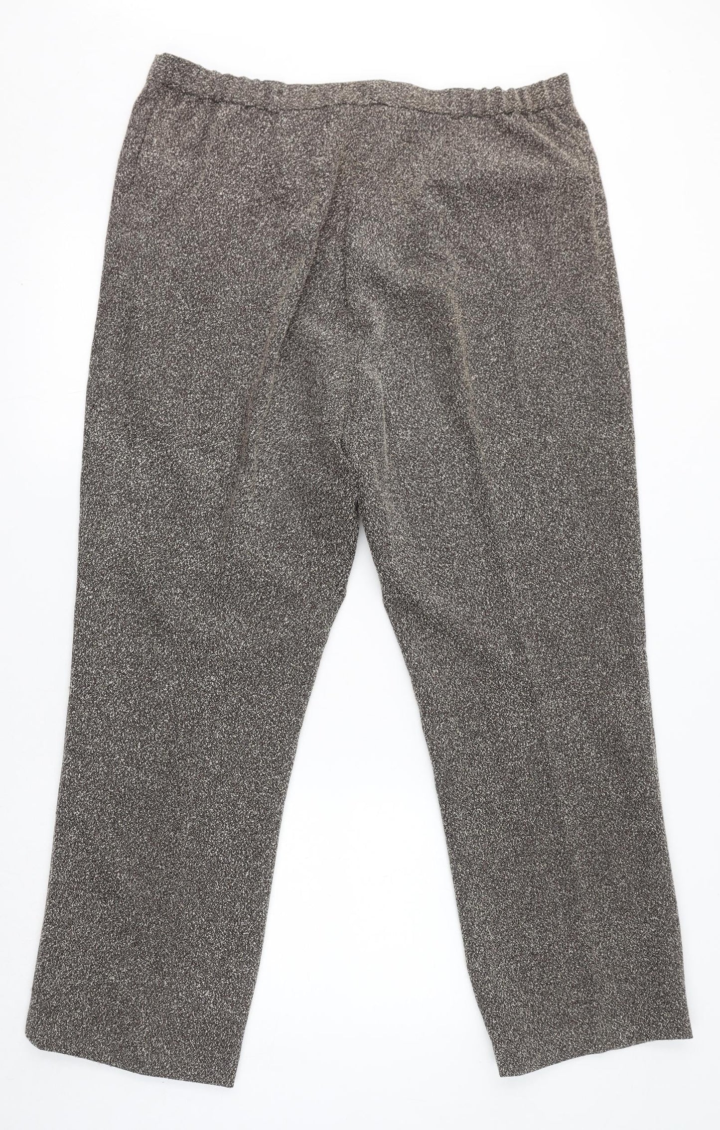 Womens UK Size 20 Agenda Regular Fit  Brown Trousers