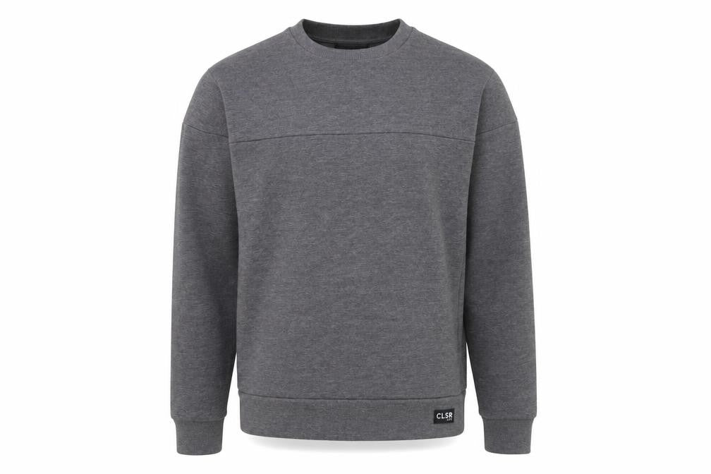 Mens UK Size L Closure Grey Pullover Sweatshirt