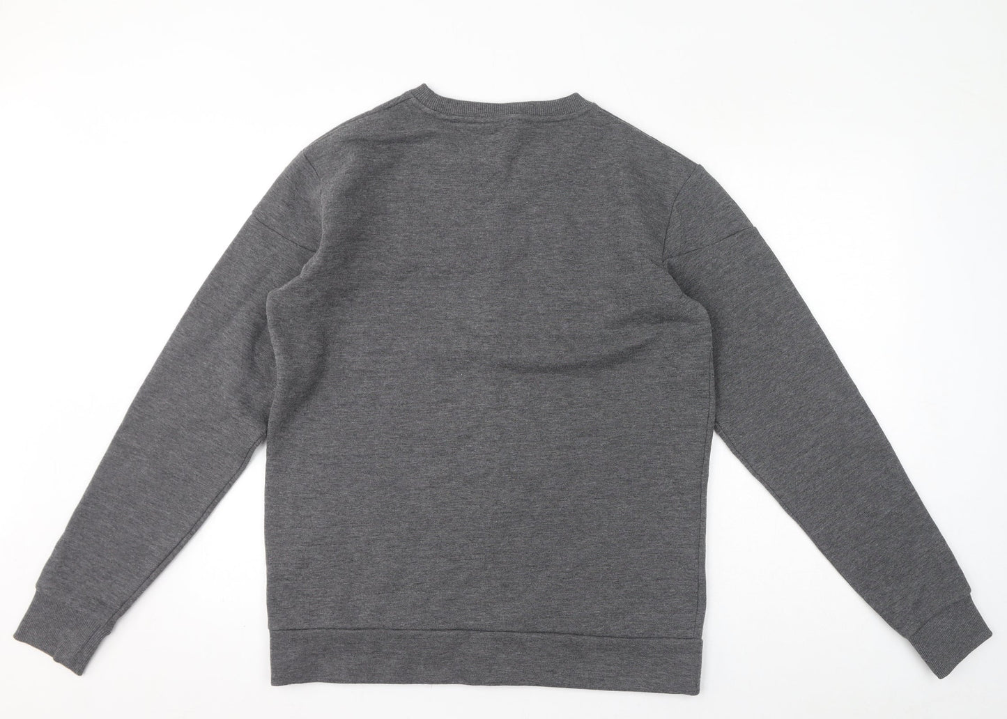 Mens UK Size L Closure Grey Pullover Sweatshirt