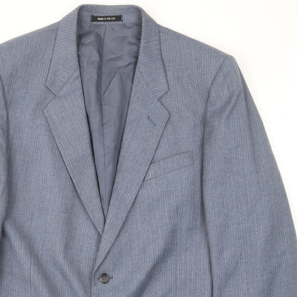 Mens UK Size 44 St Michael Regular Blue Suit Jacket