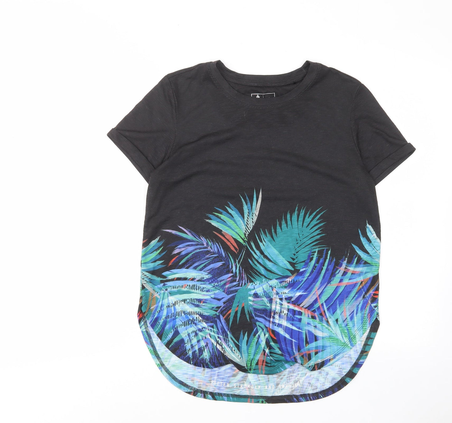 Womens UK Size 10 NEXT Black Basic T-Shirt