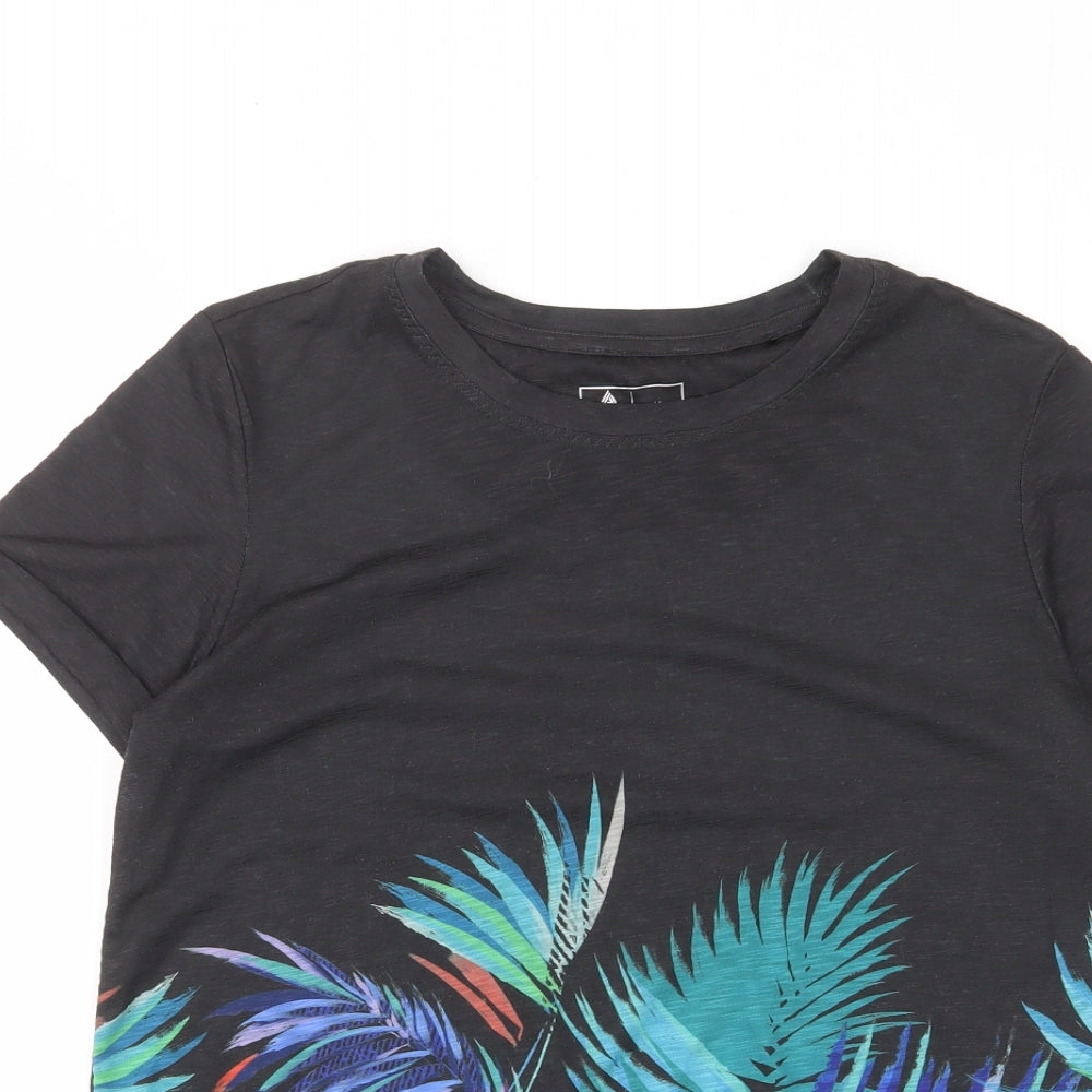 Womens UK Size 10 NEXT Black Basic T-Shirt