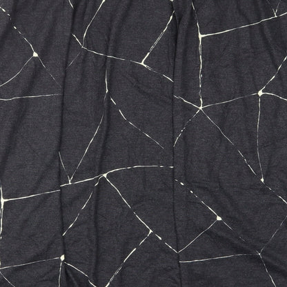 Eric Hill Womens Grey Geometric Polyester A-Line Skirt Size 22 - Elastic waist
