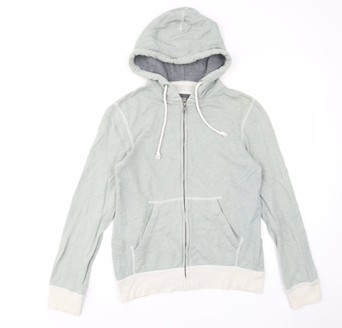 Mens UK Size S H&M Green Pullover Hoodie