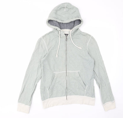Mens UK Size S H&M Green Pullover Hoodie