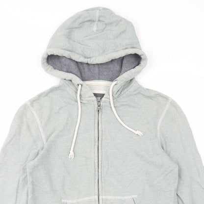 Mens UK Size S H&M Green Pullover Hoodie