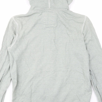 Mens UK Size S H&M Green Pullover Hoodie