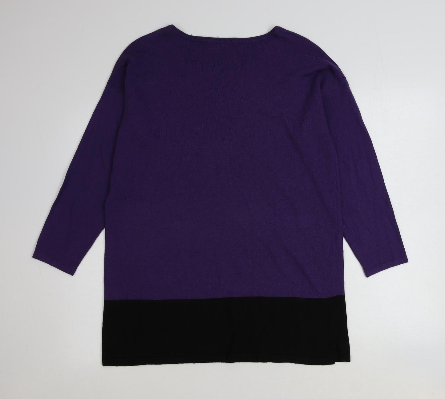Womens UK Size 12 Pomodoro Purple Pullover Jumper