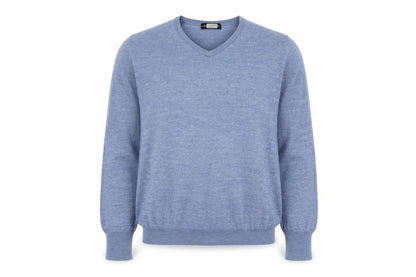 Mens UK Size L Marks and Spencer Blue Pullover Jumper