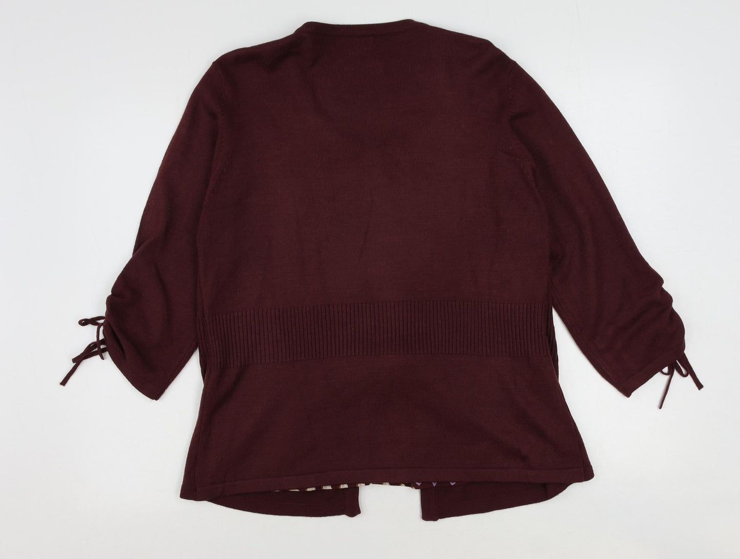 Womens UK Size L Klass Red Basic Blouse