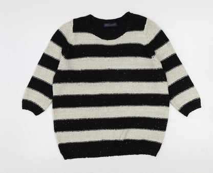 Womens UK Size 12 Marks and Spencer Black Pullover Jumper