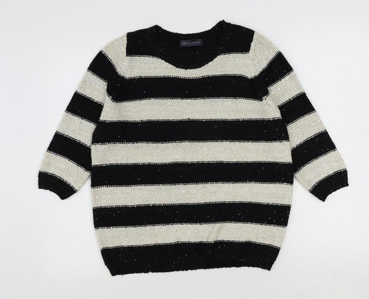Womens UK Size 12 Marks and Spencer Black Pullover Jumper