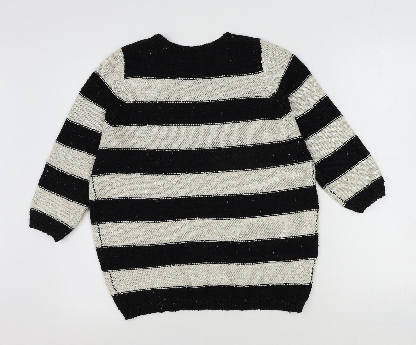 Womens UK Size 12 Marks and Spencer Black Pullover Jumper