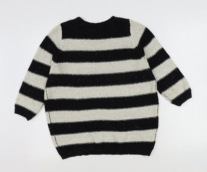 Womens UK Size 12 Marks and Spencer Black Pullover Jumper