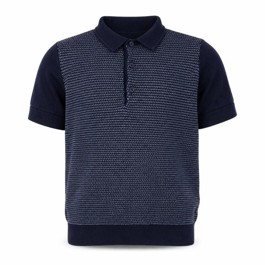 NEXT Boys Blue Collared Cotton Pullover Jumper Size 11 Years Button