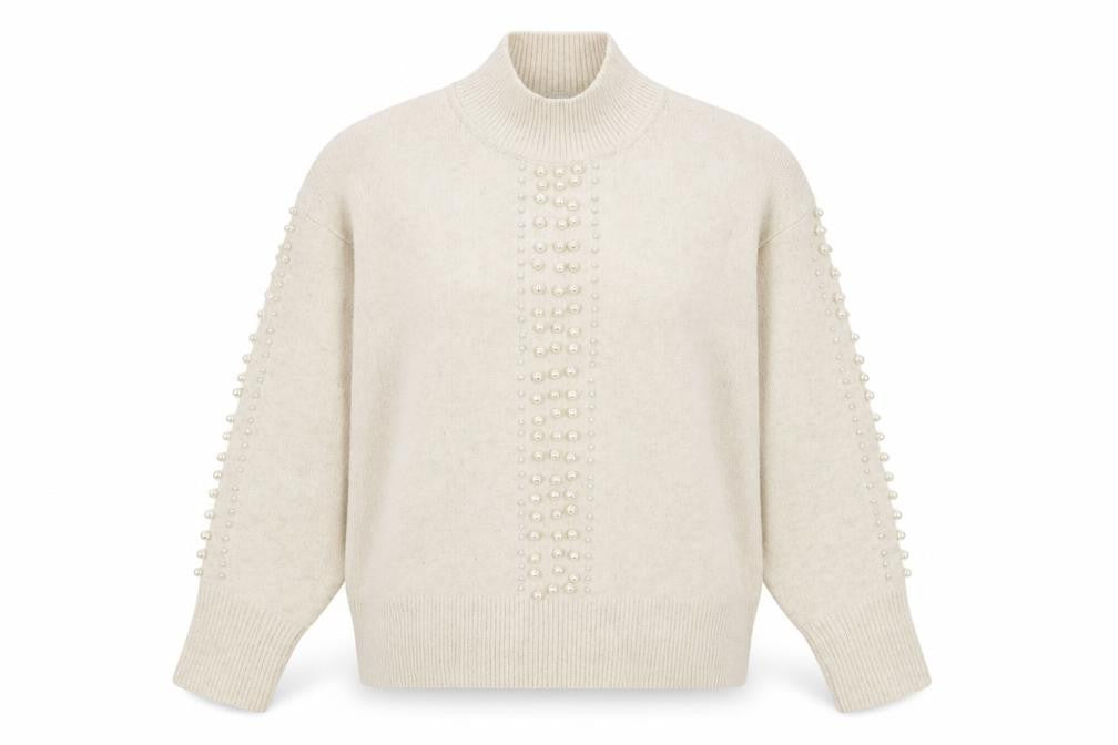Womens UK Size M H&M Ivory Pullover Jumper