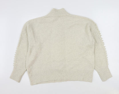Womens UK Size M H&M Ivory Pullover Jumper