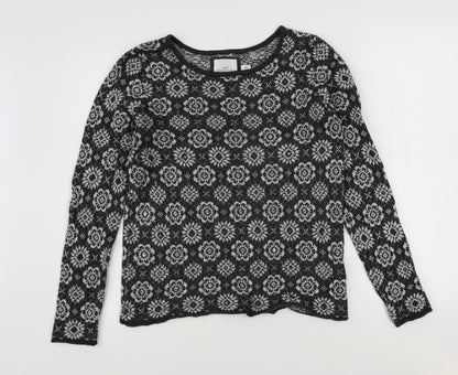 Womens UK Size M H&M Grey Pullover Jumper