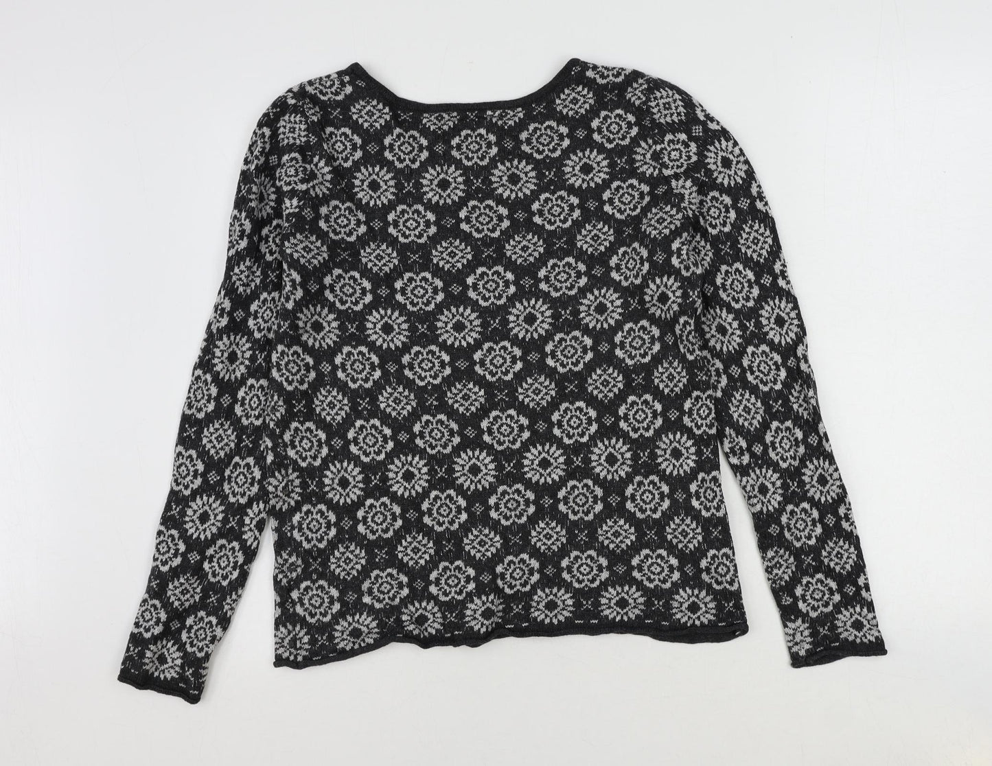 Womens UK Size M H&M Grey Pullover Jumper