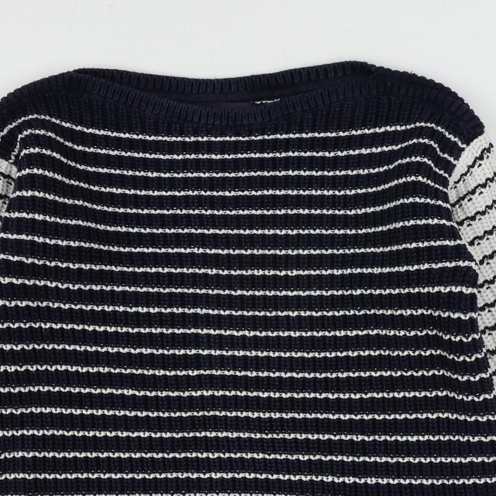 Womens UK Size S Marks and Spencer Blue Pullover Jumper