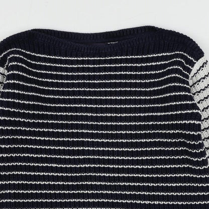 Womens UK Size S Marks and Spencer Blue Pullover Jumper