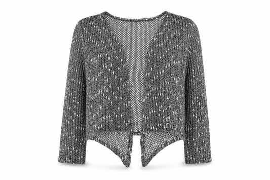 Womens UK Size 16 Saloos Blue Cardigan Jumper