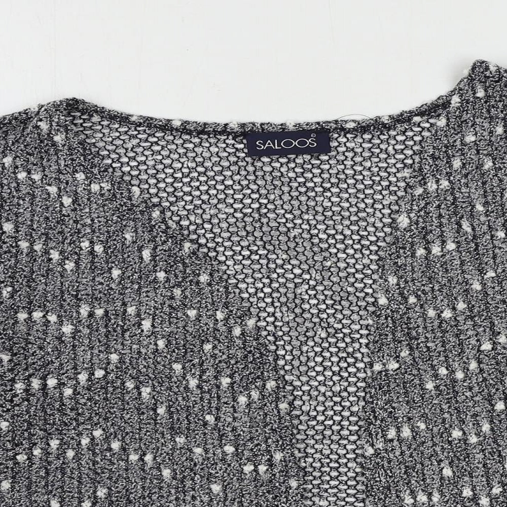 Womens UK Size 16 Saloos Blue Cardigan Jumper