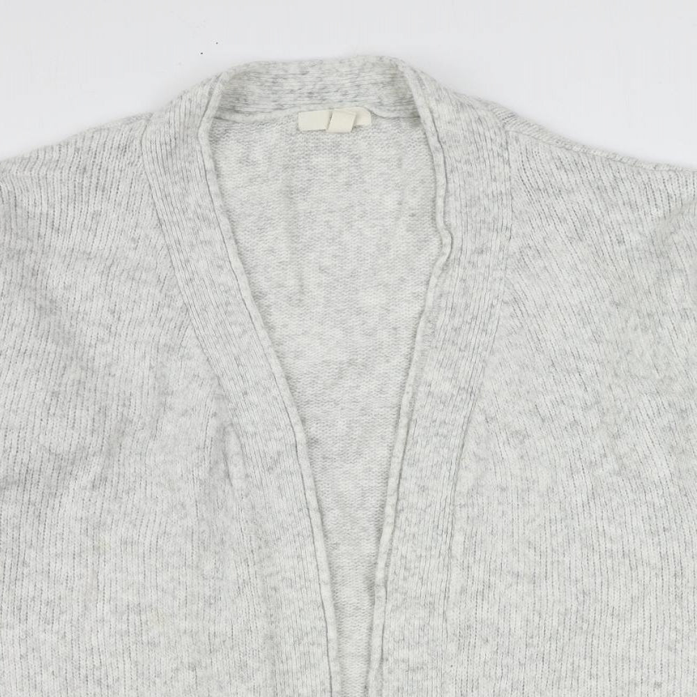 Womens UK Size S H&M Grey Cardigan Jumper
