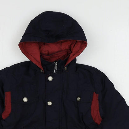 Bright Futures Boys Blue Rain Coat Coat Size 5 Years Zip