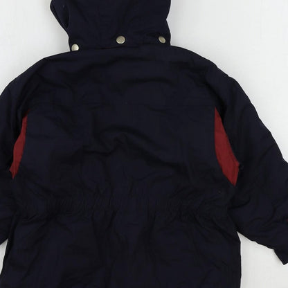 Bright Futures Boys Blue Rain Coat Coat Size 5 Years Zip