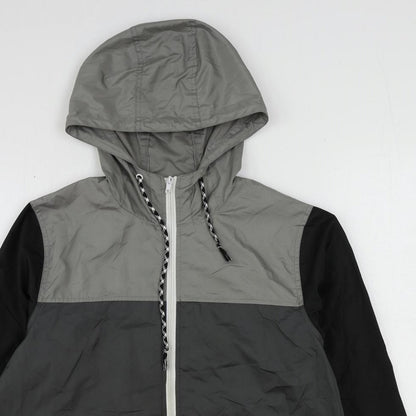 Zine Mens Grey Jacket Size S Zip