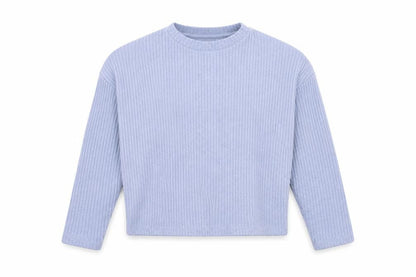 H&M Girls Blue Viscose Pullover Sweatshirt Size 12-13 Years Pullover - Size 12-14 Years