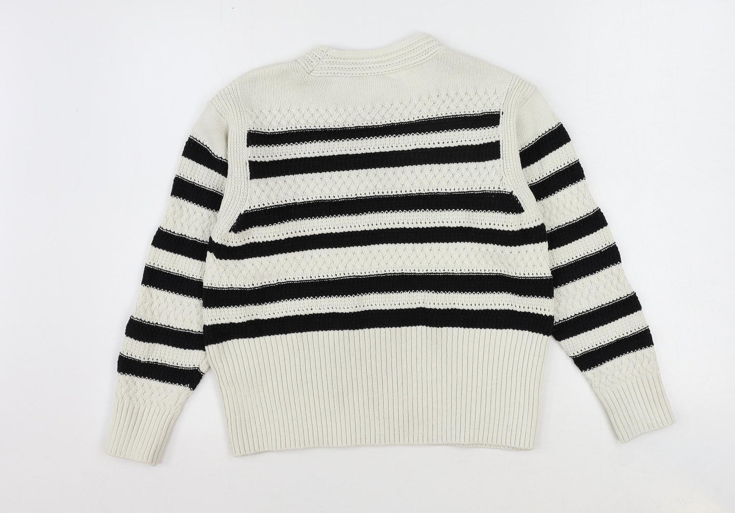 Womens UK Size S Marks and Spencer Ivory Pullover Jumper
