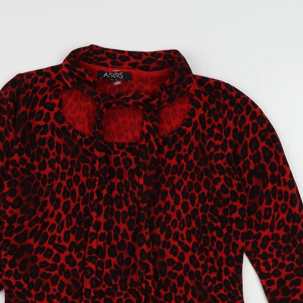 Womens UK Size 8 ASOS Red Pullover Jumper