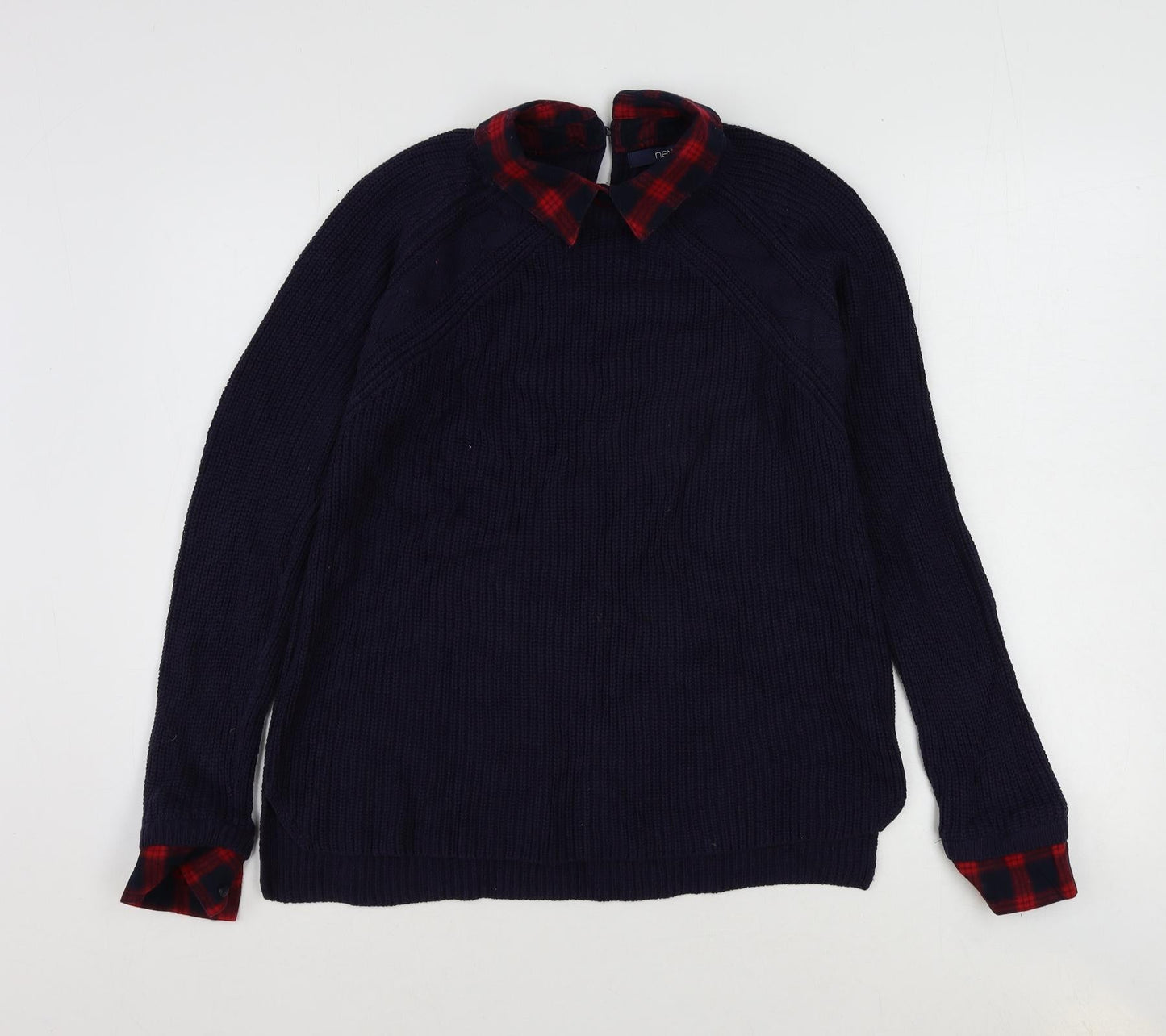 Womens UK Size 10 NEXT Blue Pullover Jumper