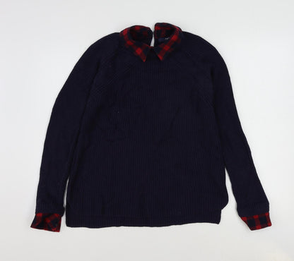 Womens UK Size 10 NEXT Blue Pullover Jumper