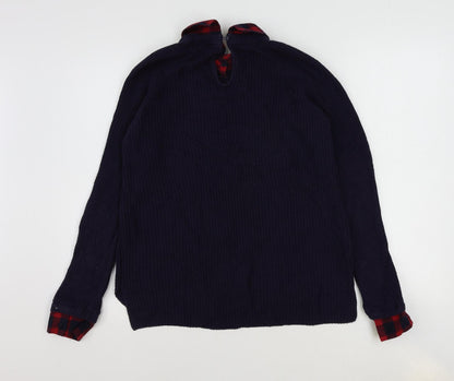 Womens UK Size 10 NEXT Blue Pullover Jumper