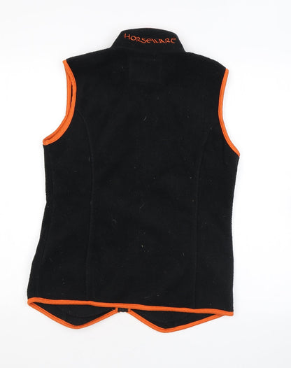 Horseware Womens Black Gilet Jacket Size S Zip