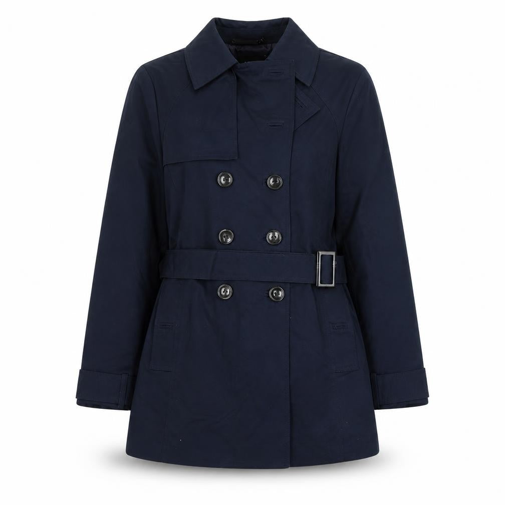 Womens UK Size 10 John Lewis Blue Pea Coat