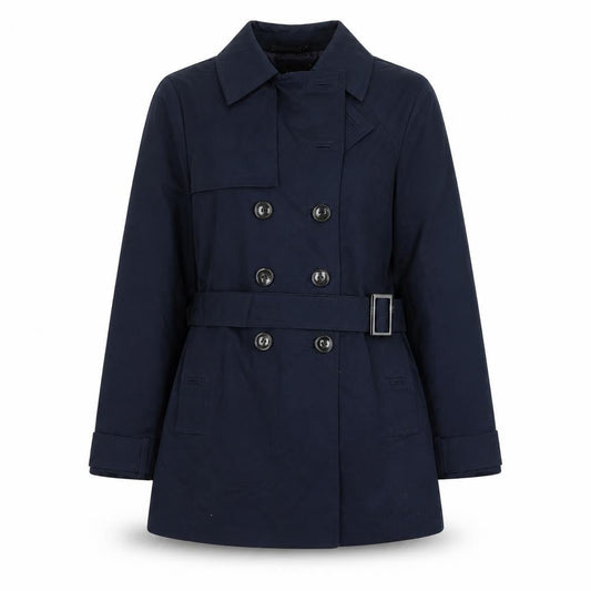 Womens UK Size 10 John Lewis Blue Pea Coat