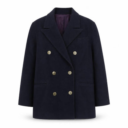 Womens UK Size 16 Anne Brooks Black Overcoat
