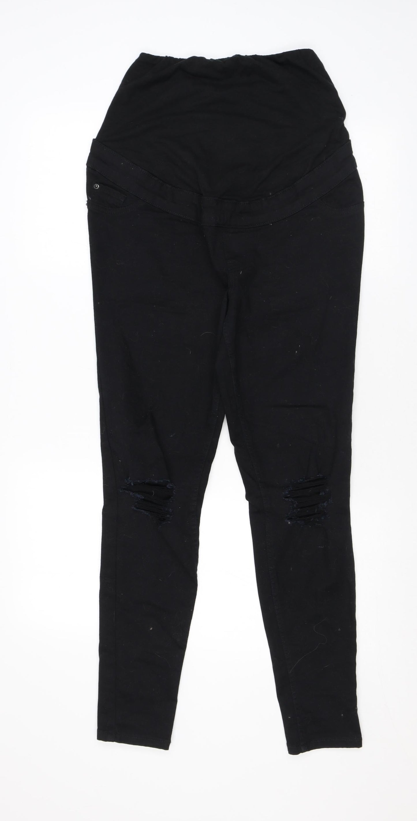 New Look Womens Black Cotton Jegging Jeans Size 10 L28 in Regular - Lift & Shape